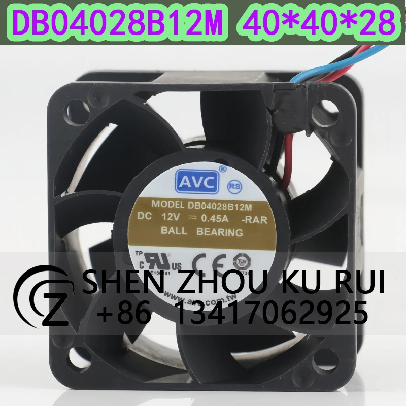

AVC 2.15A 4028 40X40X28MM 4CM Violent power supply Motherboard Model car High speed DBPK0428B2G cooling fan