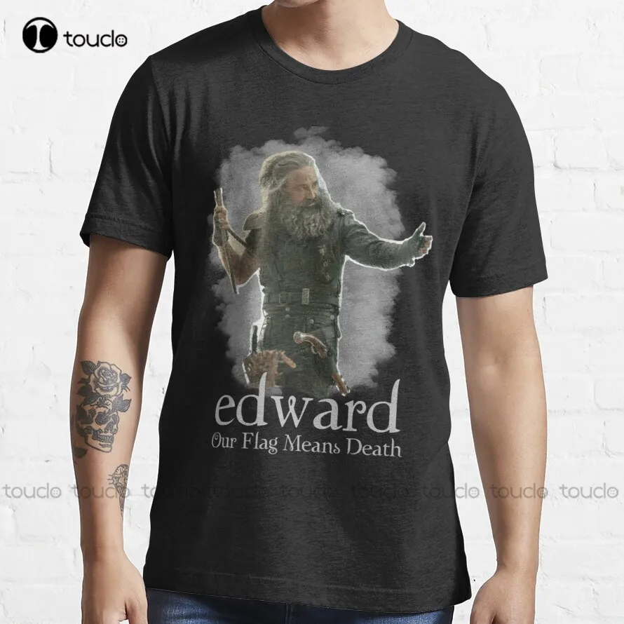 Team Edward (Blackbeard Ofmd) Our Flag Means Death Trending T-Shirt Men Shirt Fashion Creative Leisure Funny Harajuku T Shirt