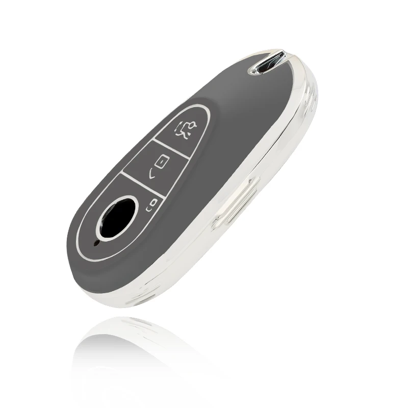 حافظة مفاتيح ذكية للسيارة من البولي يورثين الحراري الناعم ، غطاء لمرسيدس بنز من الفئة C S W206 W223 S350 C260 C300 S400 S450 S500 ، حافظة صدفة محمية