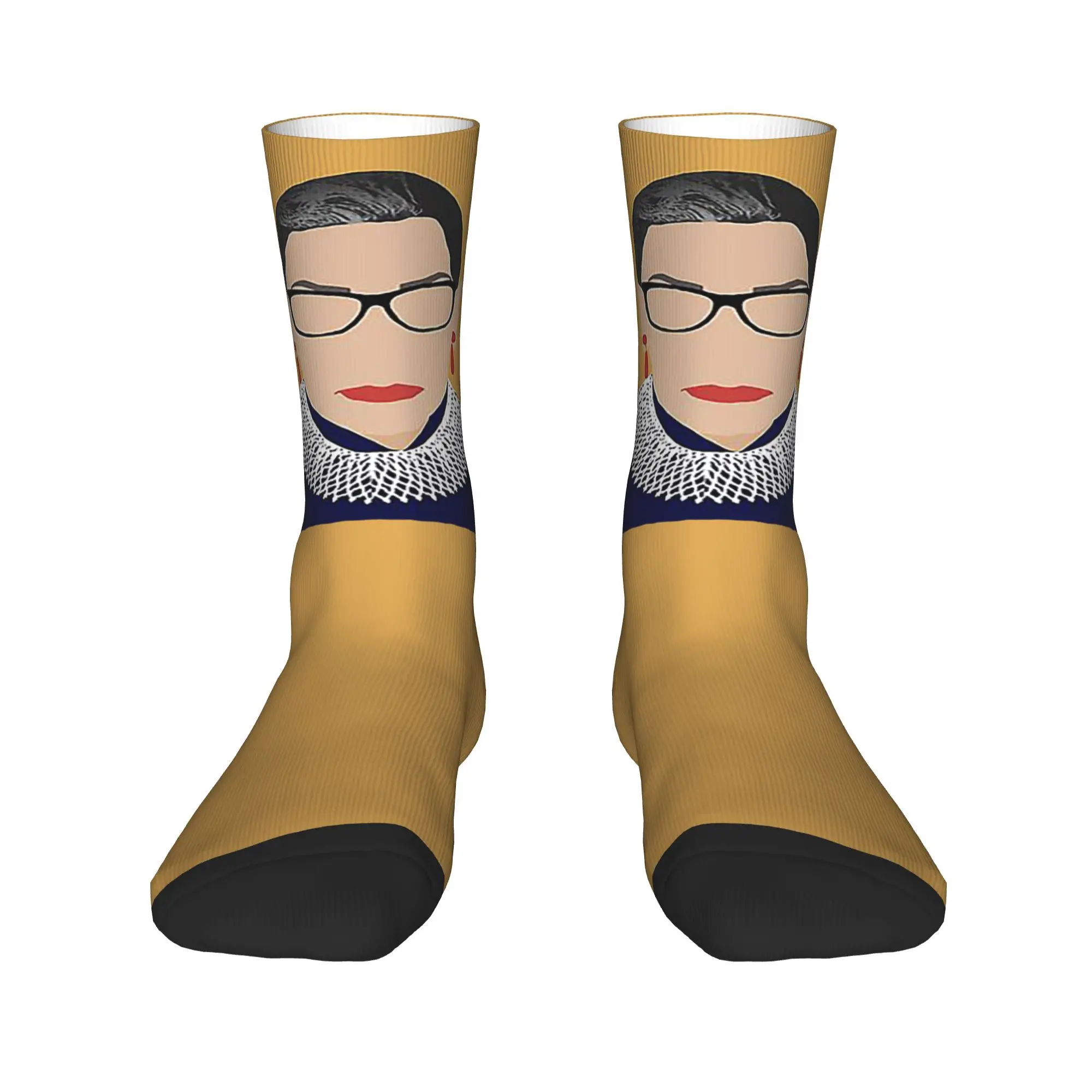 

Ruth Bader Ginsburg Socks Harajuku High Quality Stockings All Season Long Socks Accessories for Unisex Gifts