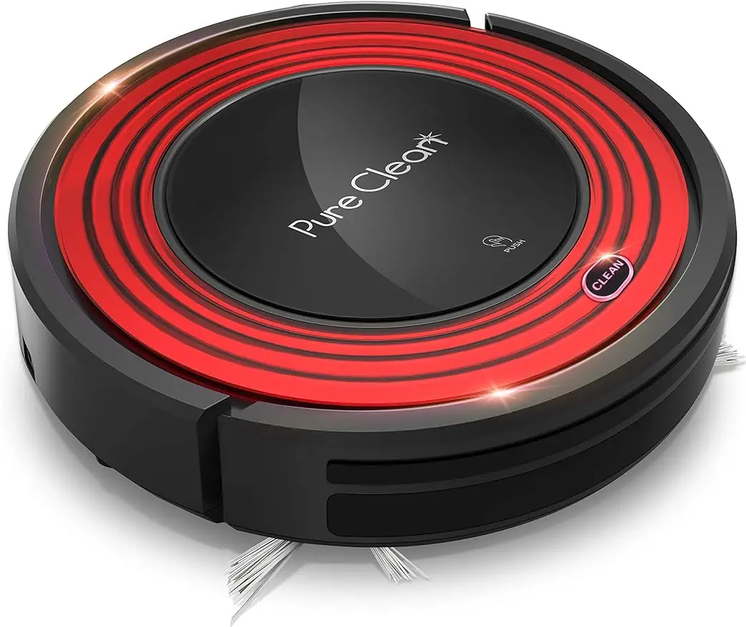 

SereneLife Robotic Vacuum cleaner - Robotic home cleaner clean carpet, air filter pet hair allergy friendly