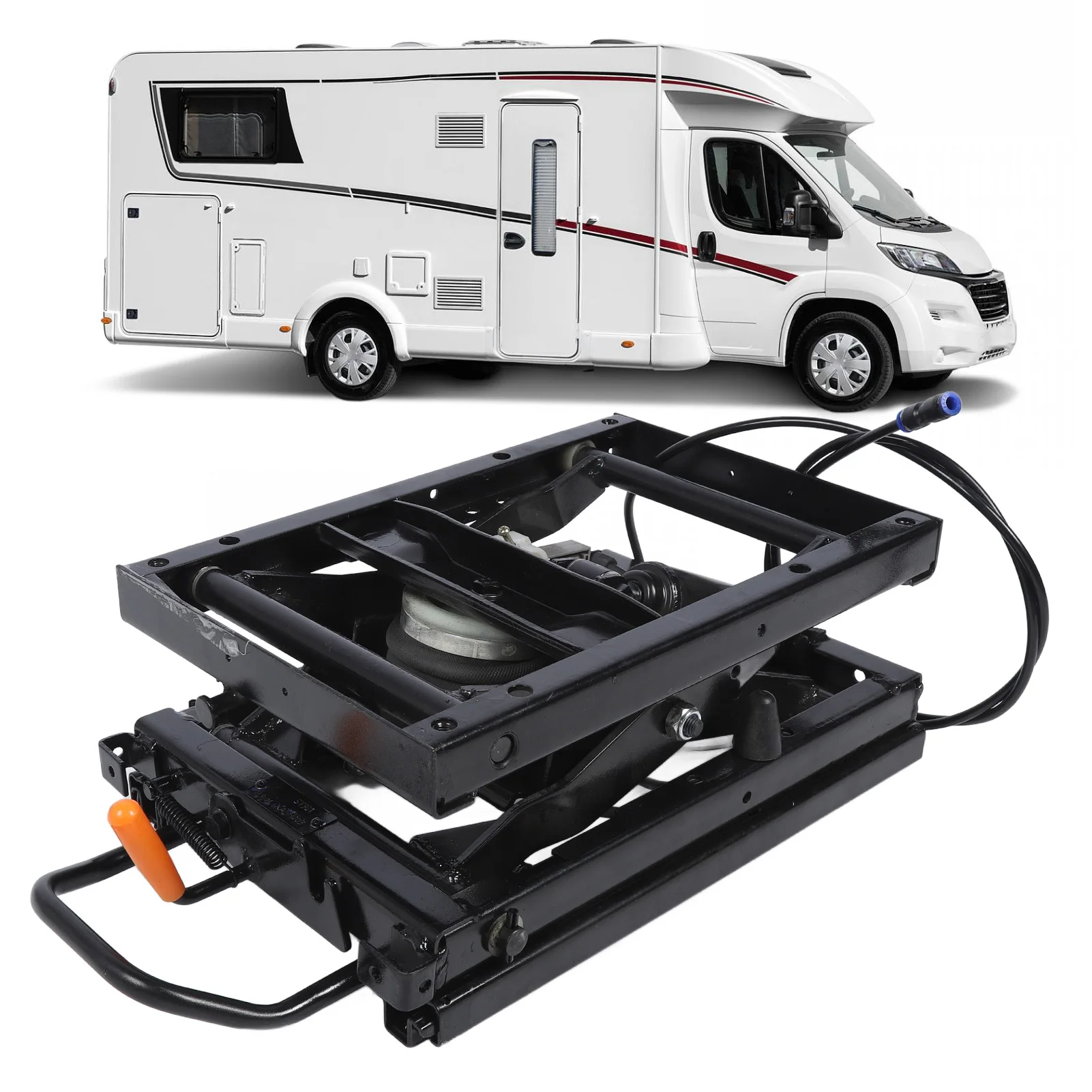 

Комплект подвески сиденья Легко устанавливается Комплект подвески сиденья трактора Более плавная езда Амортизация с направляющей ползунка сиденья для грузовика