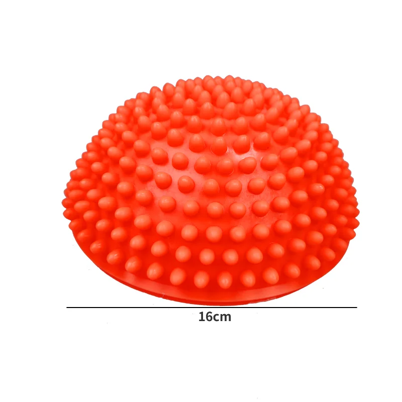 2pcs 25*30cm Foot Massage Pad + 16cm Yoga Ball Inflatable Massage Point Half Fit Ball Balance Trainer Stabilizer GYM Pilates