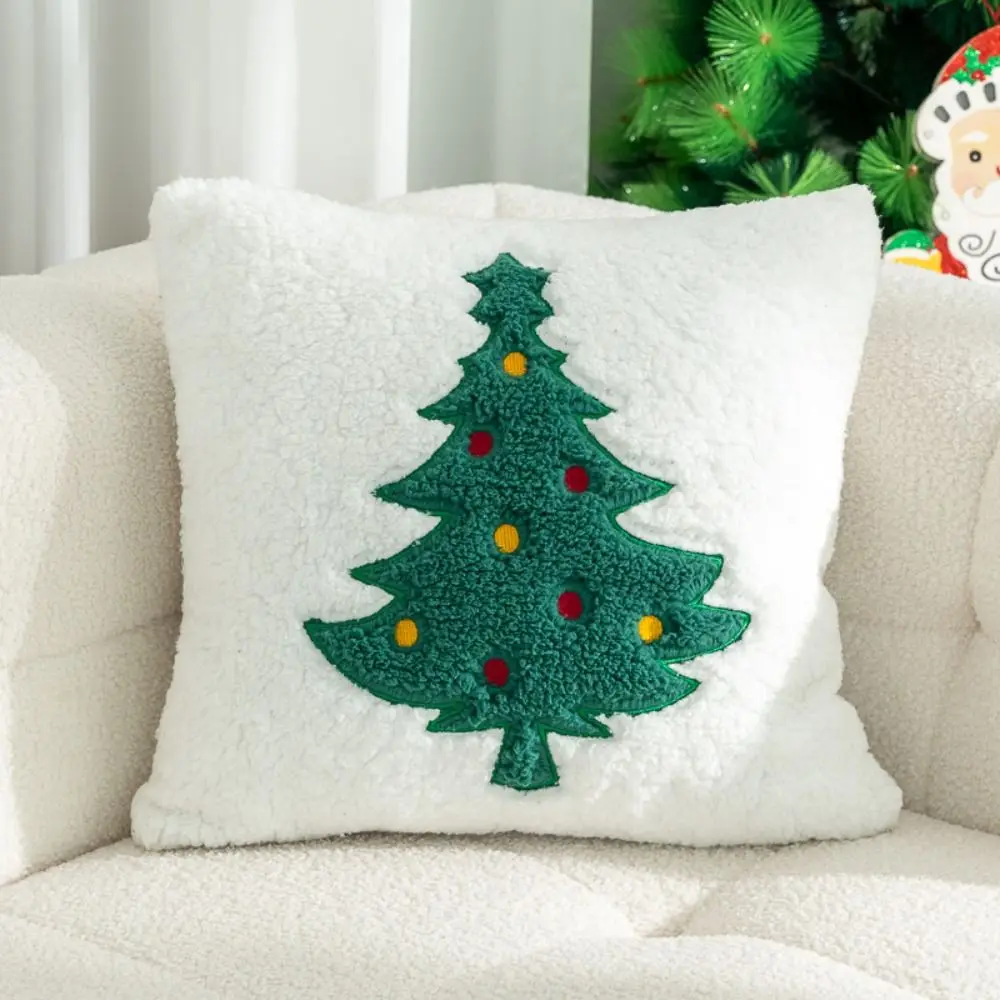 

Home Decor Christmas Pillowcase Square 45CM Throw Pillowcover Santa Claus Snowman Cushion Cover Sofa/Bed