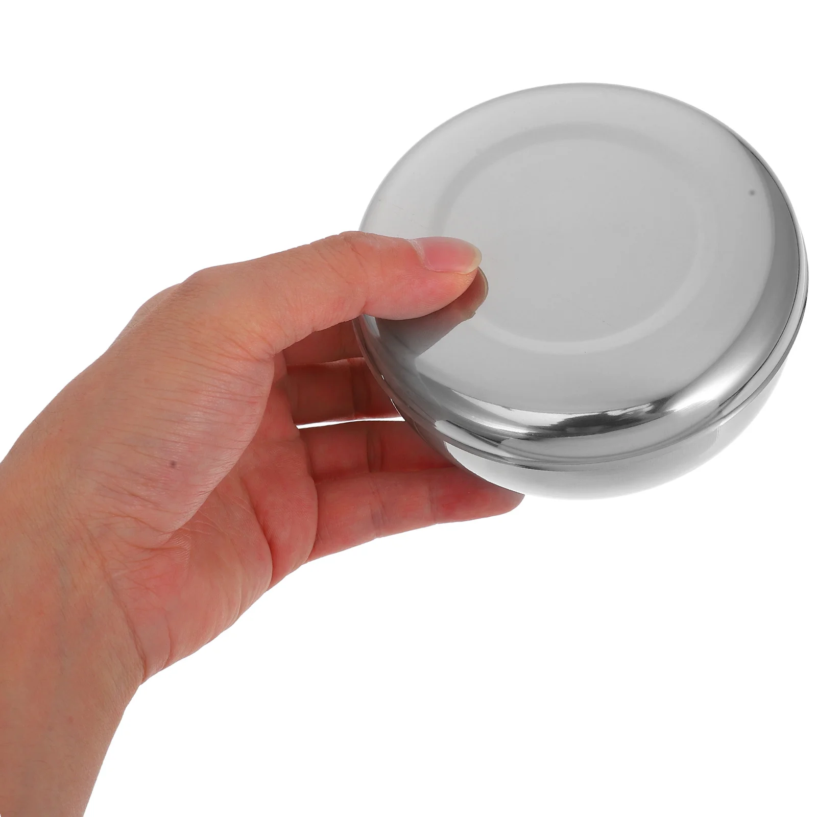 وعاء أرز من الفولاذ المقاوم للصدأ مع غطاء شوربة كورية تقليدية لسلطة المعكرونة وعاء حلوى معزول أوعية تحضير معدنية #2