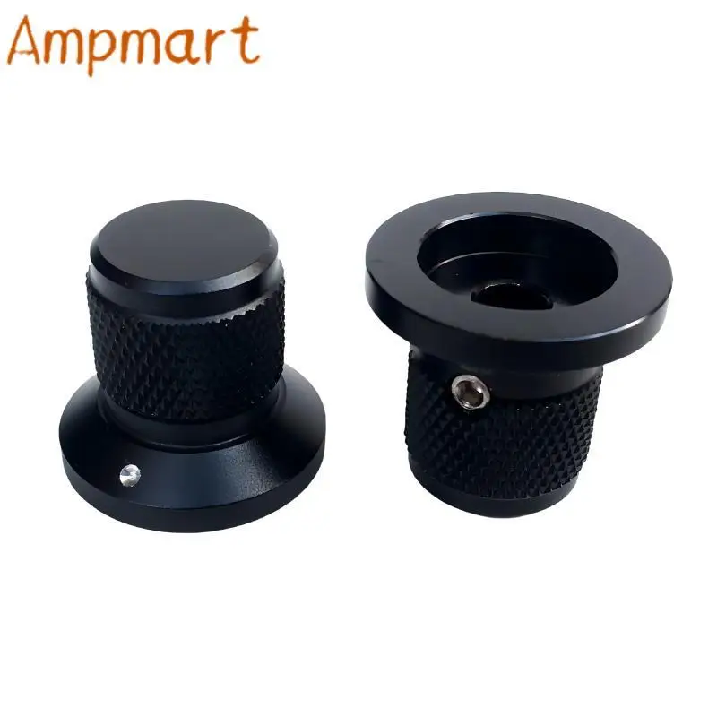 25x17x22MM Aluminum Alloy Knob, Guitar Amplifier Sound Adjustment Knob, HIFI CD Volume Adjustment Knob. Inner Hole 6.0MM