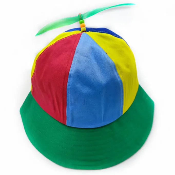 20 Farben Lustiger Propeller Regenbogen-Hubschrauber-Baseballkappe Größe S&L Unisex Kinder Teenager Kleine Köpfe Zylinder für Männer Frauen – Detail 19