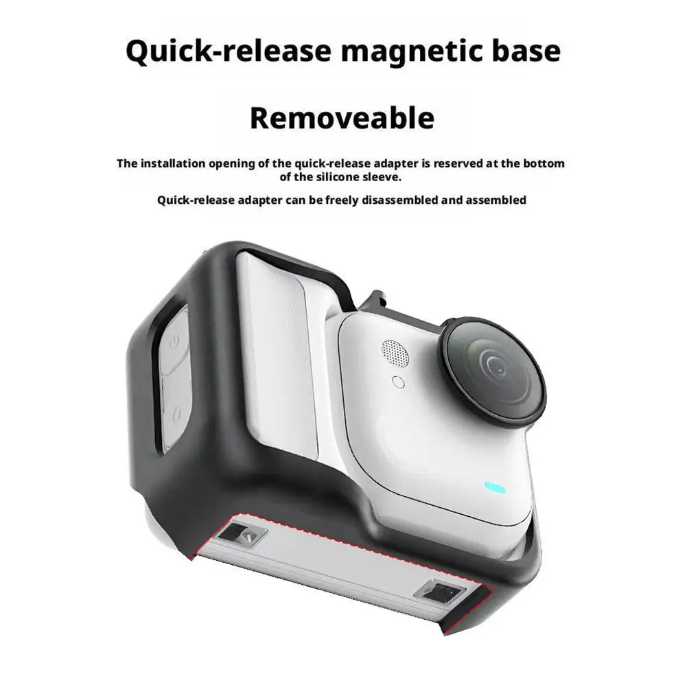 Protective Frame For Insta360 GO Ultra Expandable Frame ABS Rabbit Cage Protective Case Camera Accessories