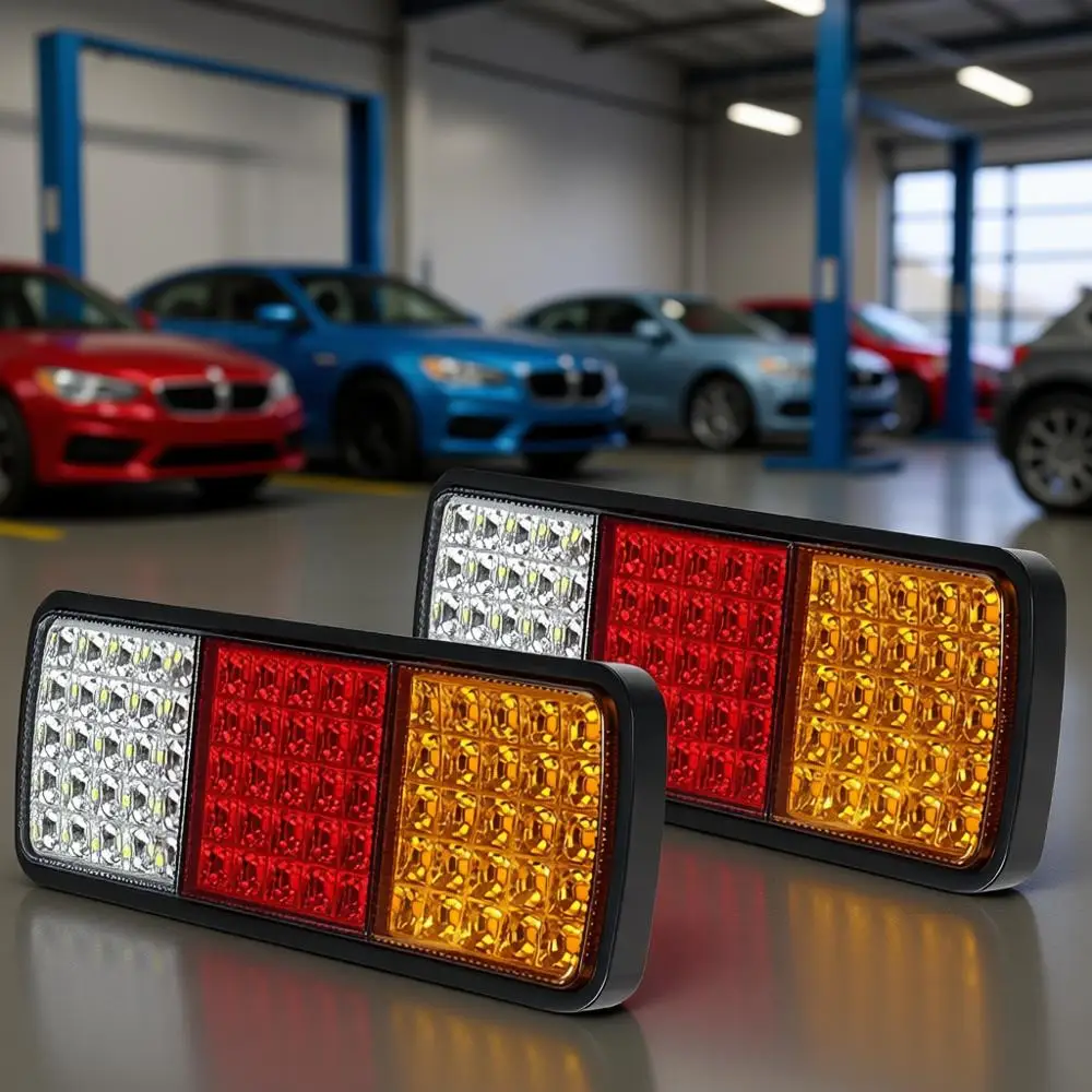 

75 LED Truck Tail Light Bar Waterproof 12V Turn Signal Brake Reverse Running Lights Taillight IP68 for Utility Trailer RV Camper