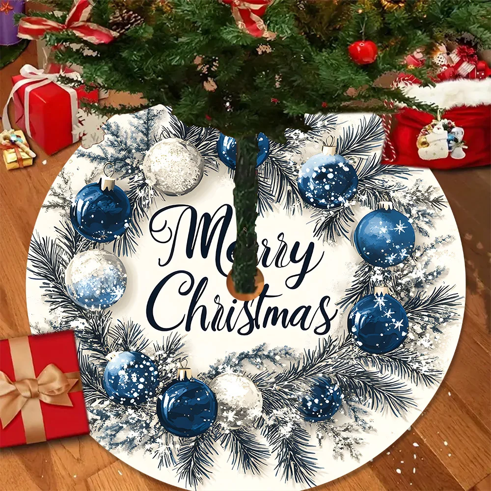 VIKAMA Blue Bell Weihnachtsbaumrock, geeignet für Wohnzimmer und Schlafzimmer, eine langlebige Wahl für festliche Heimdekorationen