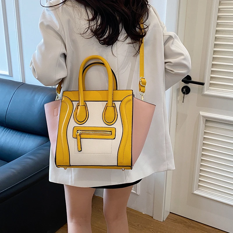 

Elegant Women Luxury High End Fashion Leather Shoulder Bag Daily Stylish Tote Handbag Crossbody