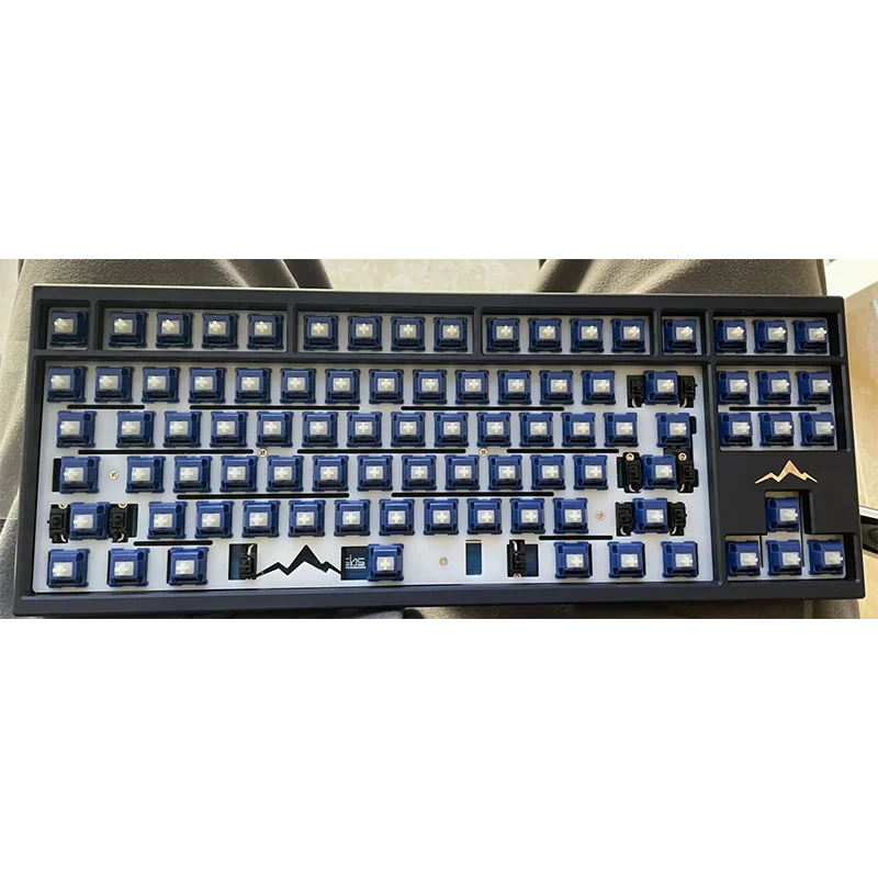 SOTC Switch Linear 55g Bottom Out Force LY Stem by JWK Lubed 5 Pins Blue Mechanical Keyboard Custom GK61 Anne Pro 2