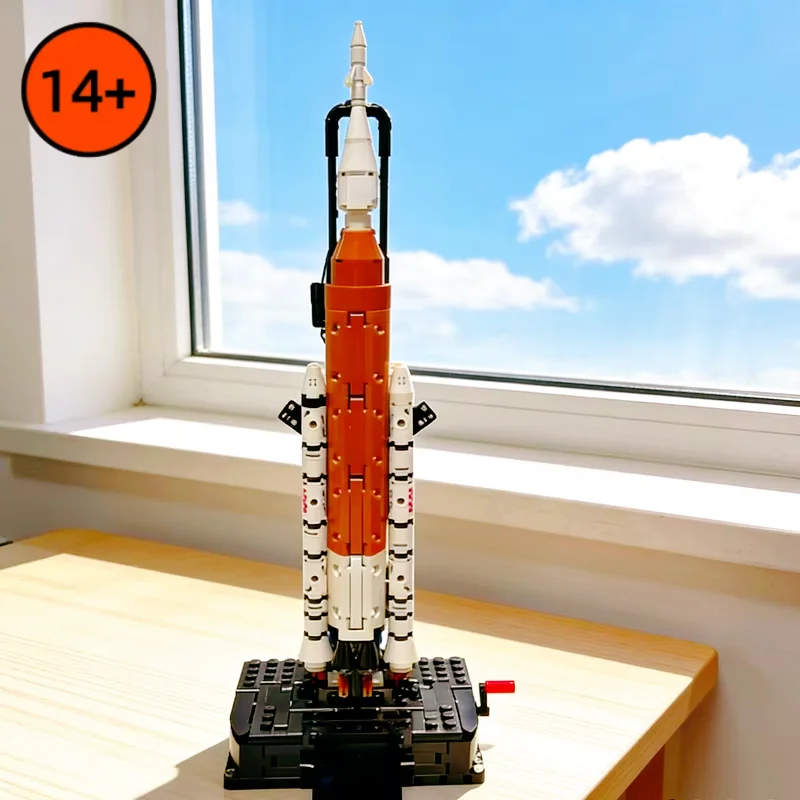 

Новый конструктор-ракета 2026 года, набор 42221, модель системы запуска, развивающая STEM-игрушка из кирпичиков для детей и взрослых, подарки на праздники и дни рождения