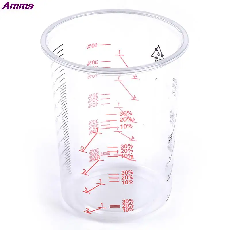 High Quality 10pcs Plastic Paint Mixing Cup 600ml Mixing Pot Paint Mixing Calibration Cup For Precise Mixing Of Paint And Liquid