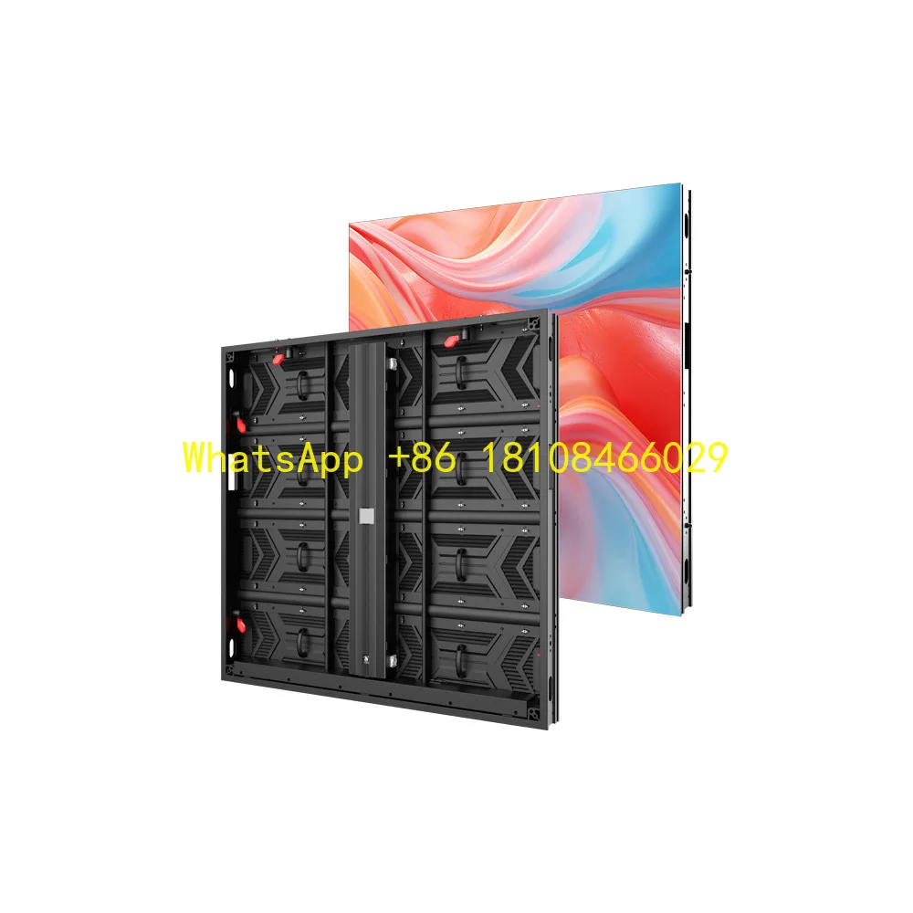 Pantalla de gabinete interior/exterior de alta resolución, pantalla de panel publicitario para iglesia de 500x1000mm, fabricada por pantalla LED