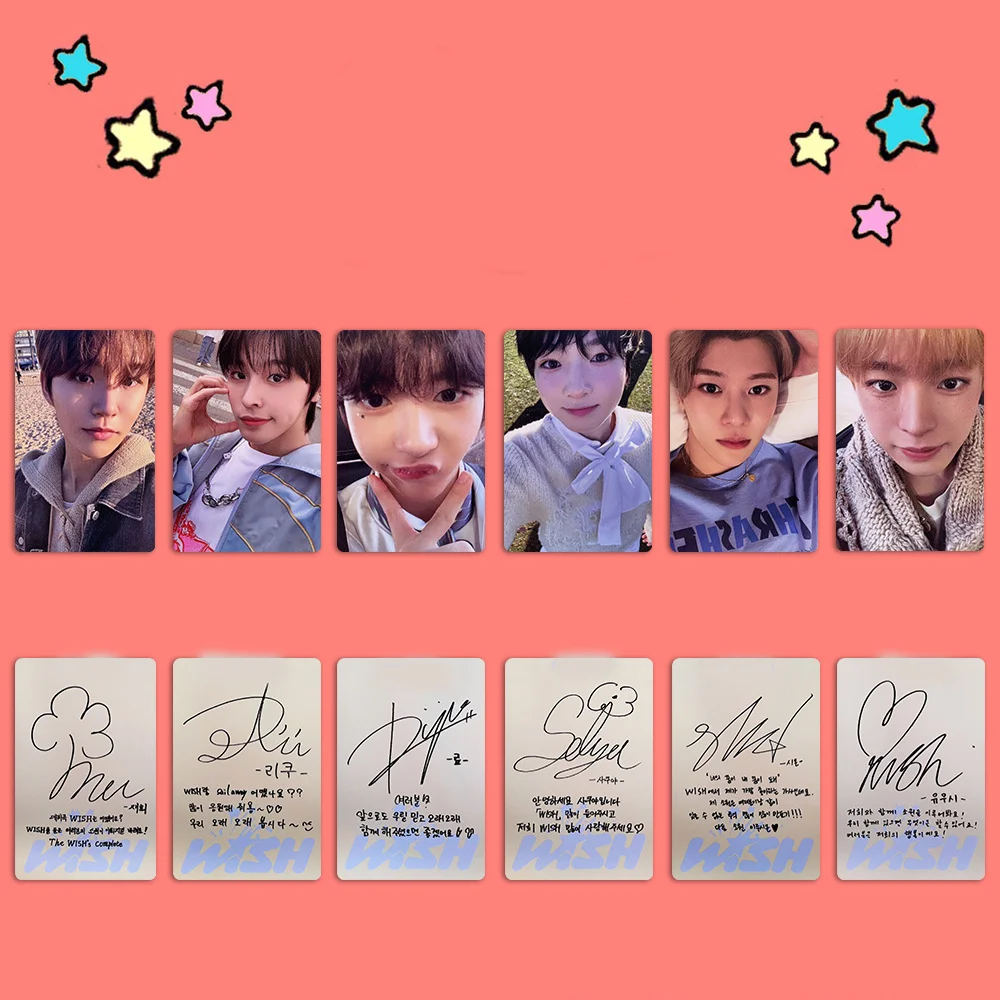 KPOP Popular Star Selfie PhotoCards SION RIKU YUSH LOMO Card JAEHEE RYO SAKUYA Fans Collection Gifts Star Surrounding