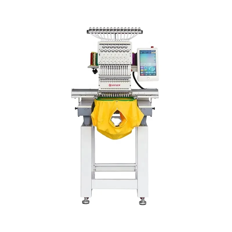 MYSEW MFGS1501 (420*510mm) Industrial High Speed Automatic 1 Head 15   Digital Intelligent Computerized Embroidery Machine