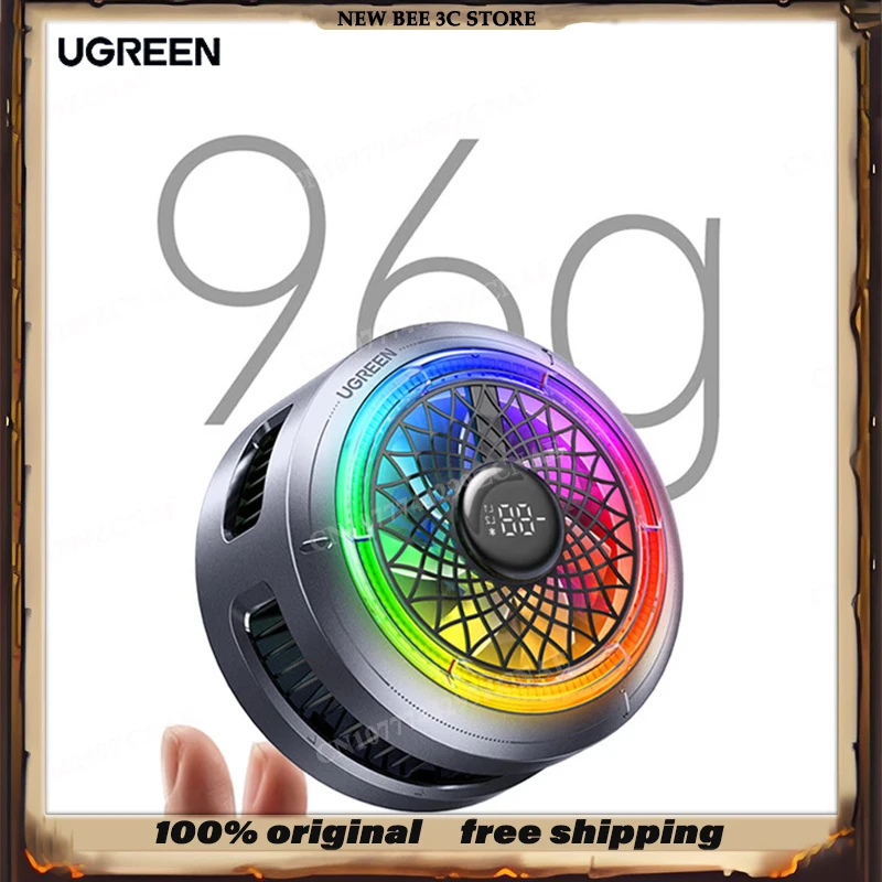 nuovo-raffreddatore-magnetico-per-telefono-ugreen-raffreddamento-a-semiconduttore-con-display-digitale-3-velocita-bassa-rumorosita-per-iphone-android-ipad-e-gaming