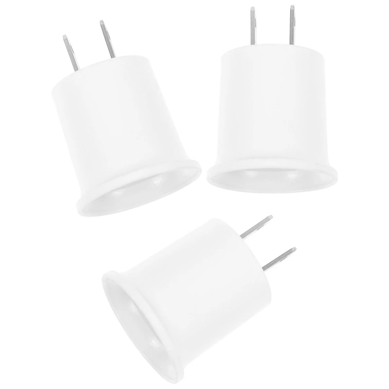 3 قطعة E27 مصباح حامل محول مقبس الإضاءة لتوصيل الجدار حامل مصباح البلاستيك مصباح المقبس ليلة مسار الإضاءة لمبة قاعدة