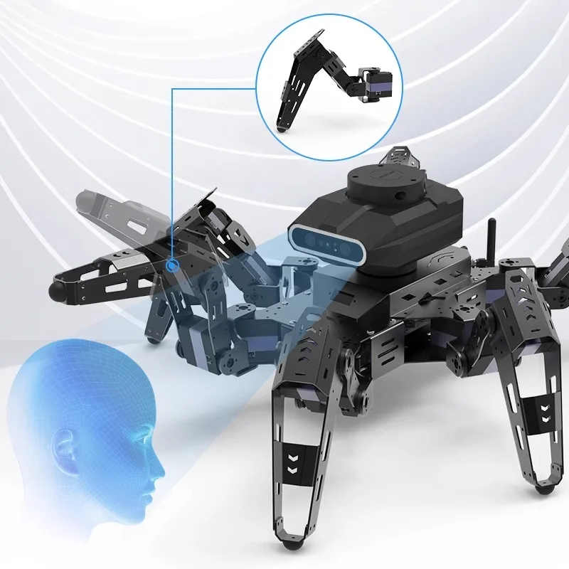 

Robot open-source hexapod bionic spider depth vision SLAM mapping navigation radar