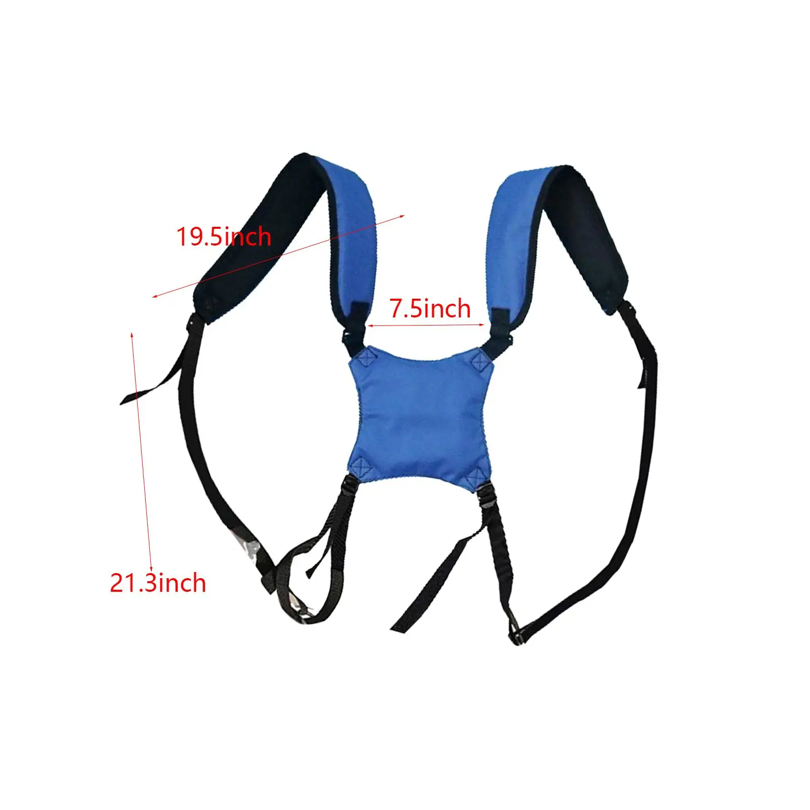 Golf Bag Double Shoulder Strap Adjustable Breathable Replacement Strap