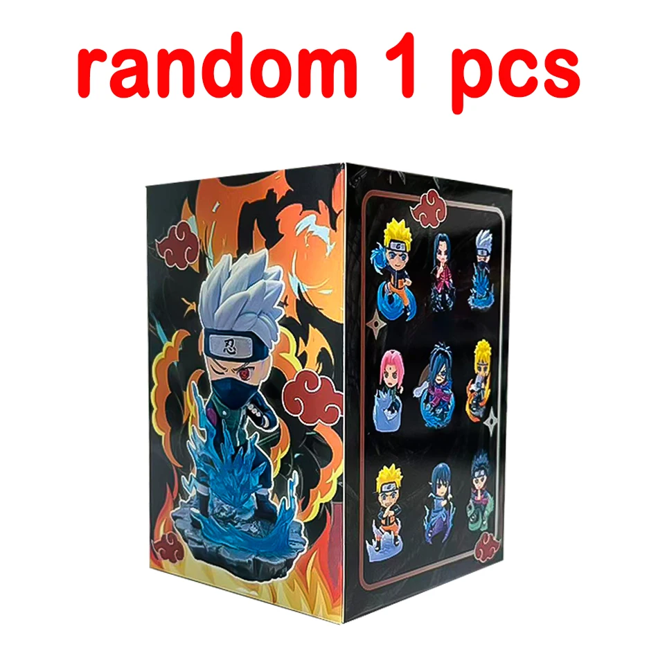 Naruto Blind Box Actionfiguren-Set Q-Version PVC Anime-Figuren Uzumaki Sasuke Itachi Kakashi Sammelmodelle Desktop-Geschenk – Detail 17