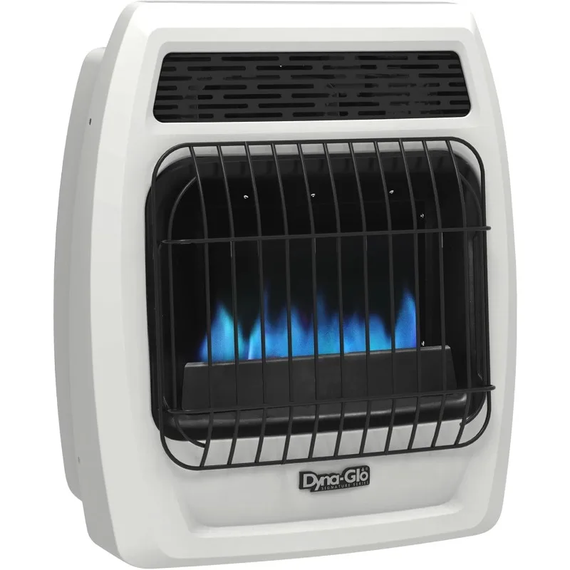 Dyna-Glo BFSS10NGT-2N 10,000 BTU Natural Gas Blue Flame Thermostatic Vent Free Wall Heater, White