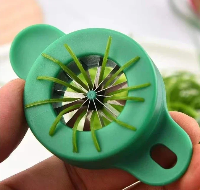 Easy Manual Green Onion Cutter Superfine Onion Flower Shredded Slicer Grater Vegetable Shredder Kitchen Accessories