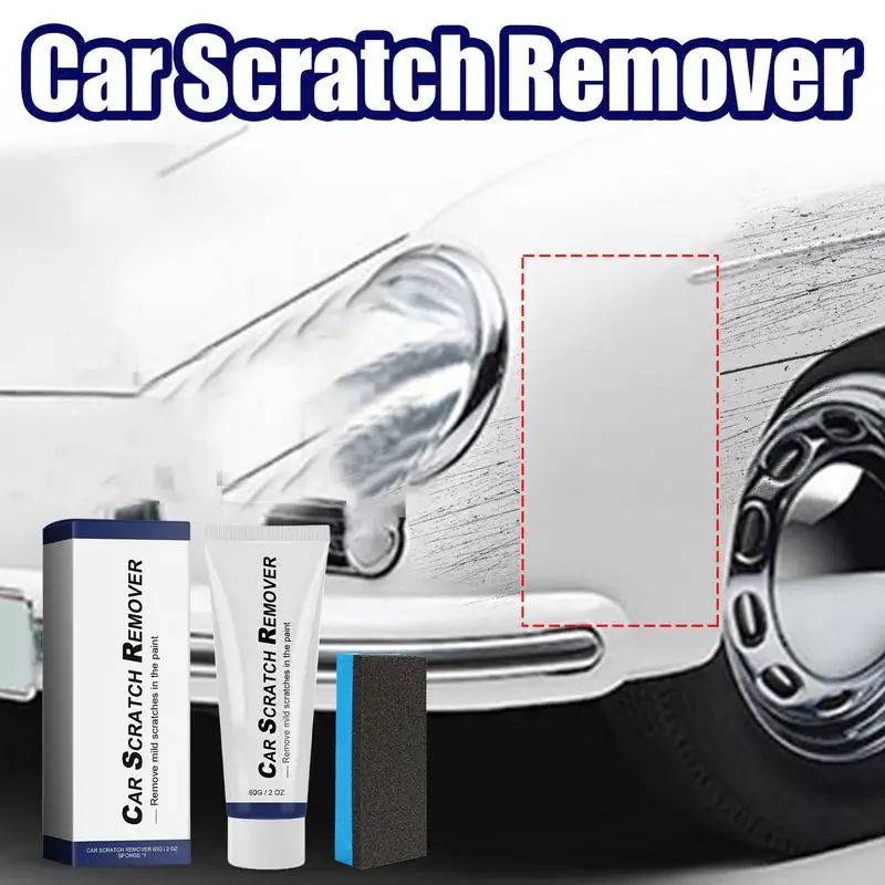 

Car Scratch Remover Kit Auto Body Paint Scratches Repair Polishing Wax Swirl Removing Repair Tool Anti Scratch Wax With Sponge