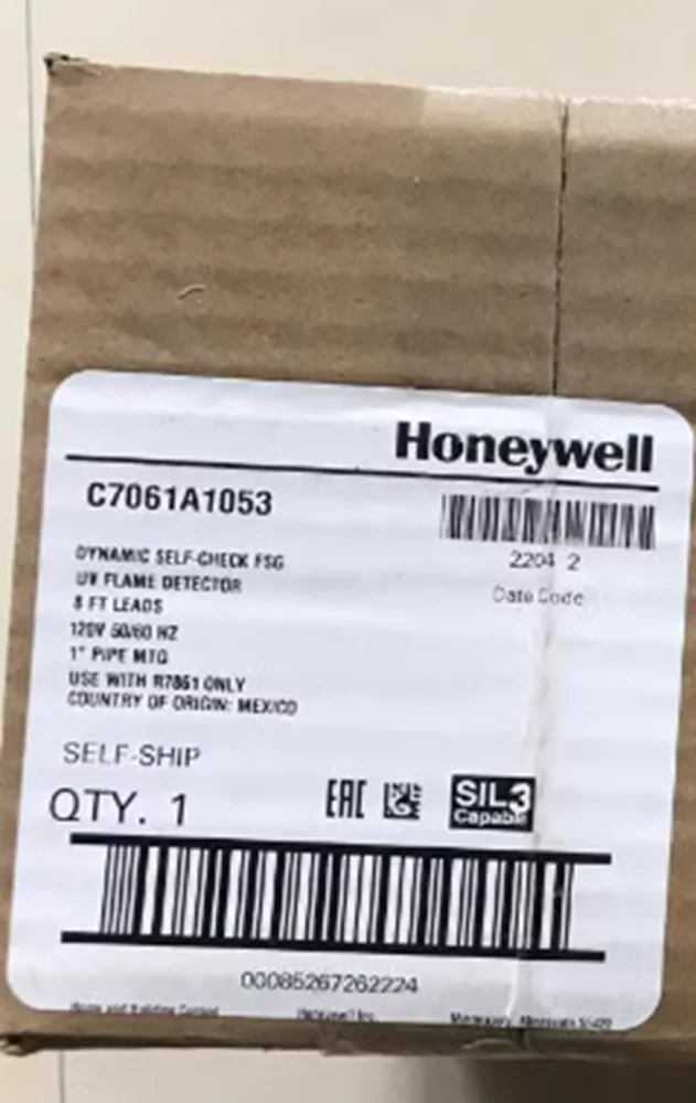 

Новый УФ-датчик пламени Honeywell C7061A1053, замена C7061A1012