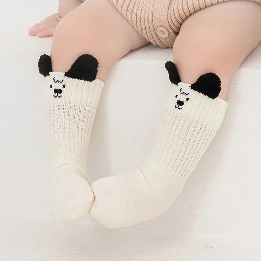 

New Fashion High Quality Cute 1-3Years Cute Kids Socks Cotton Soft Children's Calf Sock Warm Cartoon Baby Socks For Girls Boys