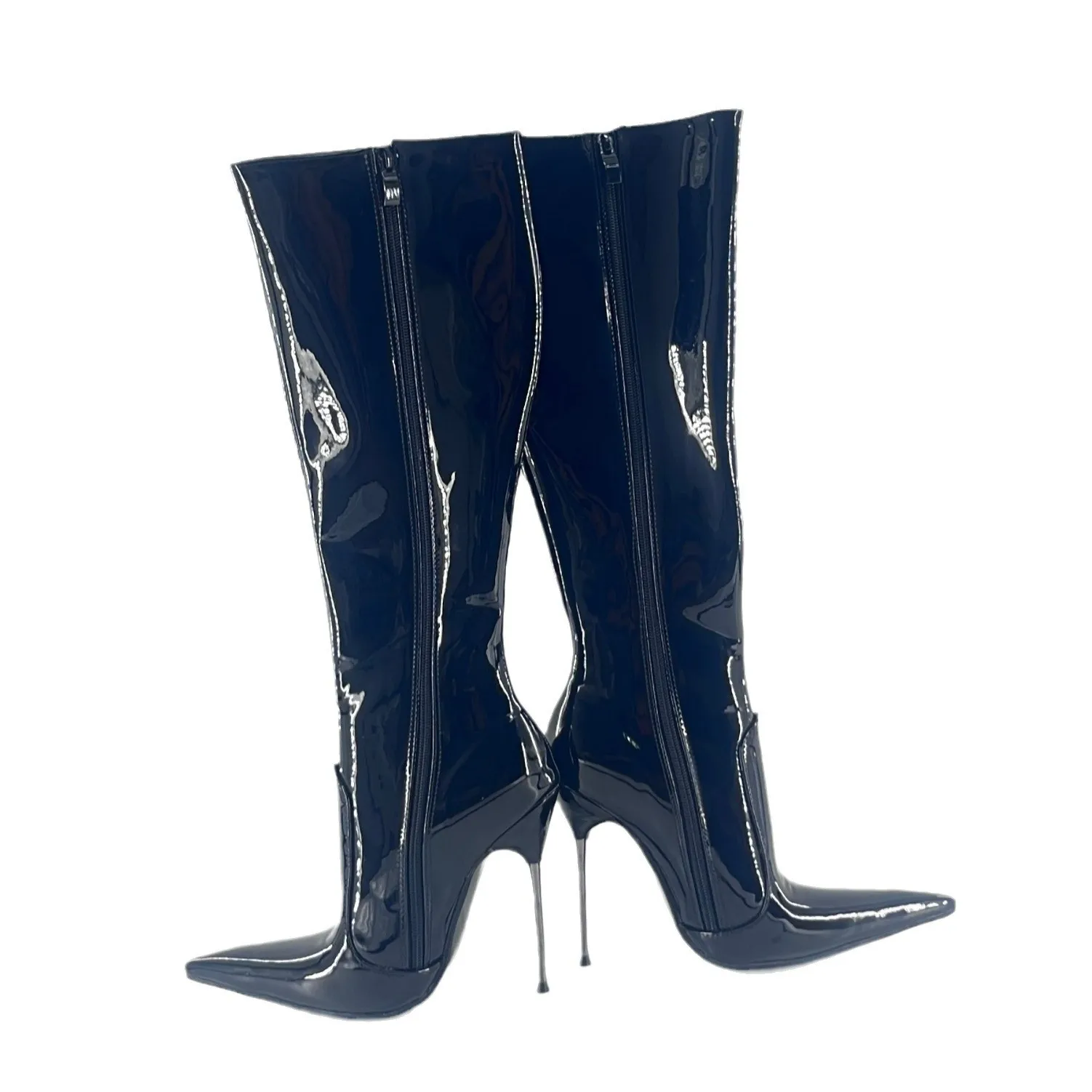 SEEK MATE  European and American Super High Heel Pointed Thin Heel Sexy Over Knee Boots Size 35-45