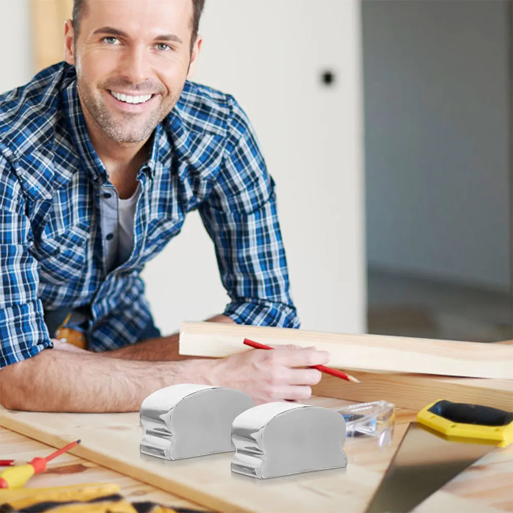 

2Pcs Handrail End Caps Stainless Steel Long Service Stairway Railing Caps Metal Stair Handrail Covers Stair Handrails End Covers