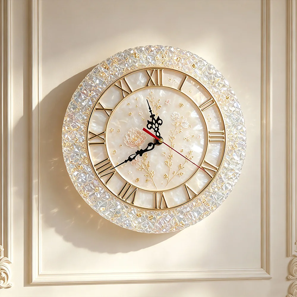 Diamond Faceted Clock Silicone Mold for DIY Epoxy Resin Clock Dial & Table Ornament Wall Clock Home Decor Craft Supplies