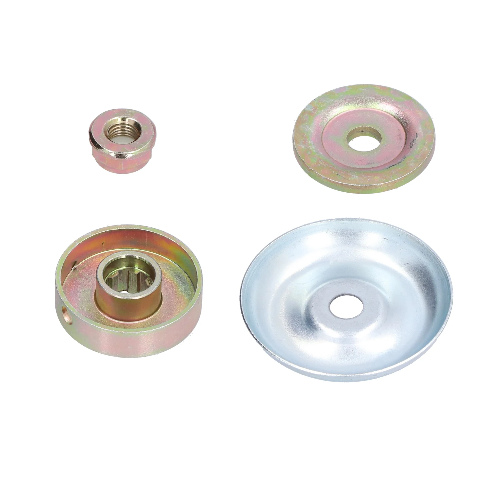 

Trimmer Head Adapter Kit with Thrust Washer Guard Plate Lock Nut for Lawnmower Blade