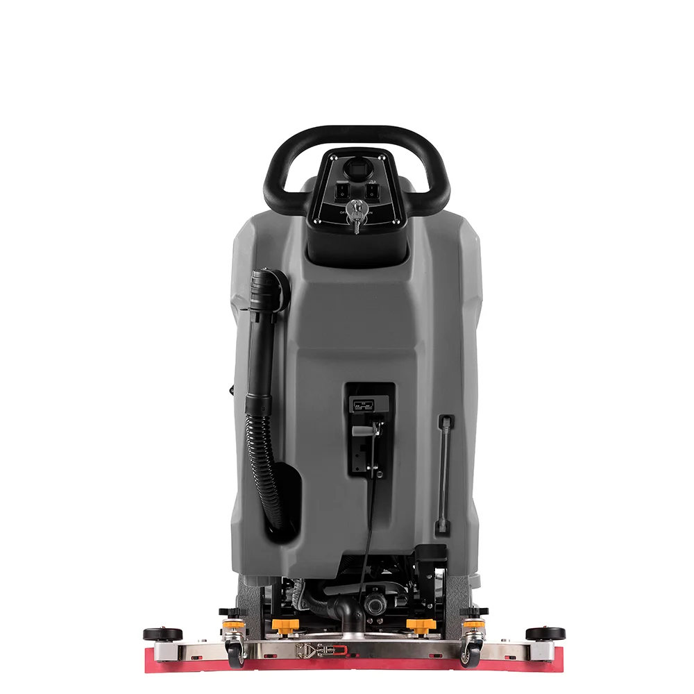 Commercial Walk-behind Floor Scrubber - Compact Industrial Cleaning Machine for Floors Cleaning Single Disc Machine