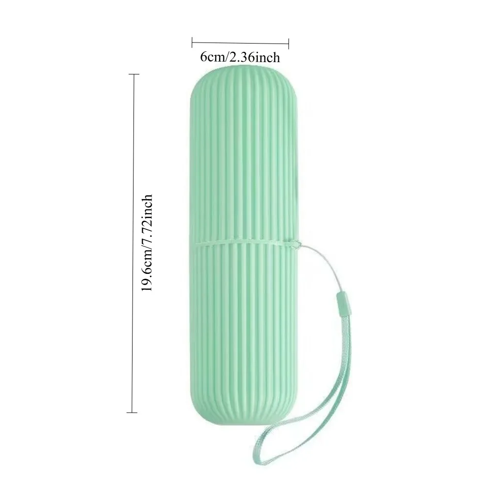 Portable Travel Toothbrush Case Large Mouthwash Cup Set Toothpaste Holder Toothbrush Storage Box for Business Trip Outdoor Daily