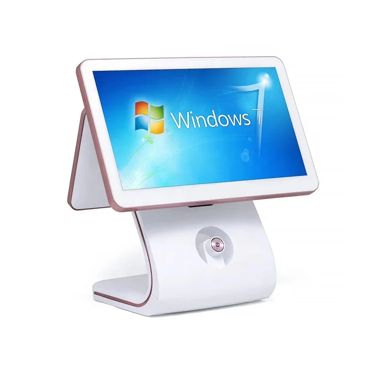 ATV&UTVHbapos Cashier Terminal POS System Windows All-in-One Touchscreen Restaurant Payment Retail Machine Dual-Screen