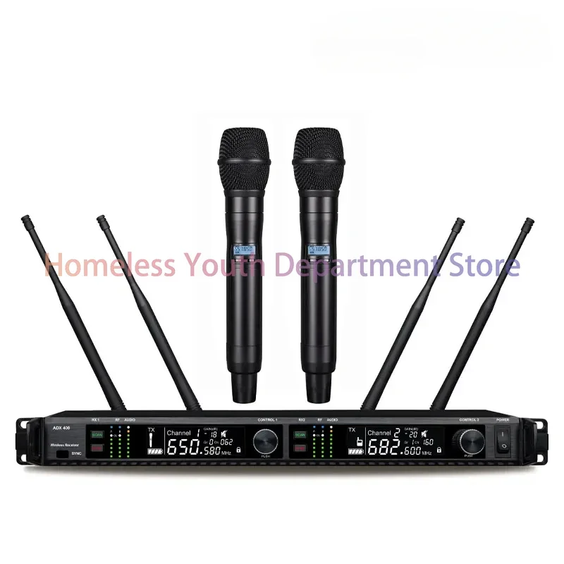 ADX400 wireless microphone yituo two automatic FM moving-coil professional wedding UHF true diversity with special stage