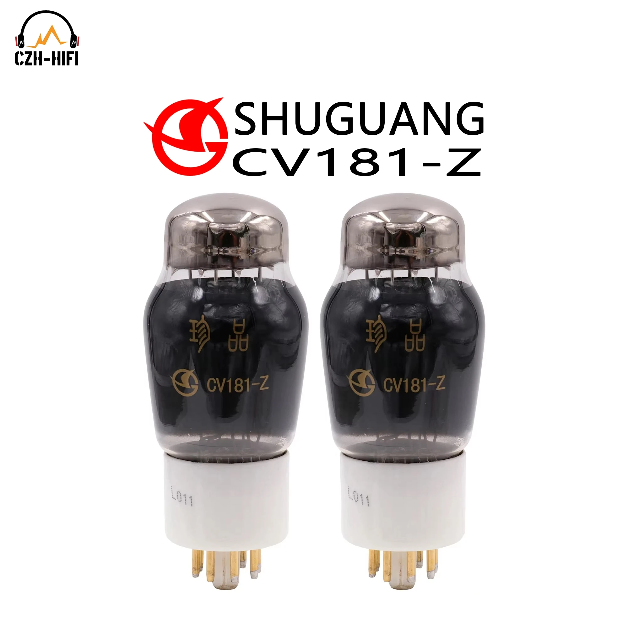 

Shuguang CV181-Z Premium Treasure CV181 Vacuum Tubes Replace 6SN7GT,6SN7-T,WE6SN7,CV181-T Matched Pair Amplifier HIFI Audio