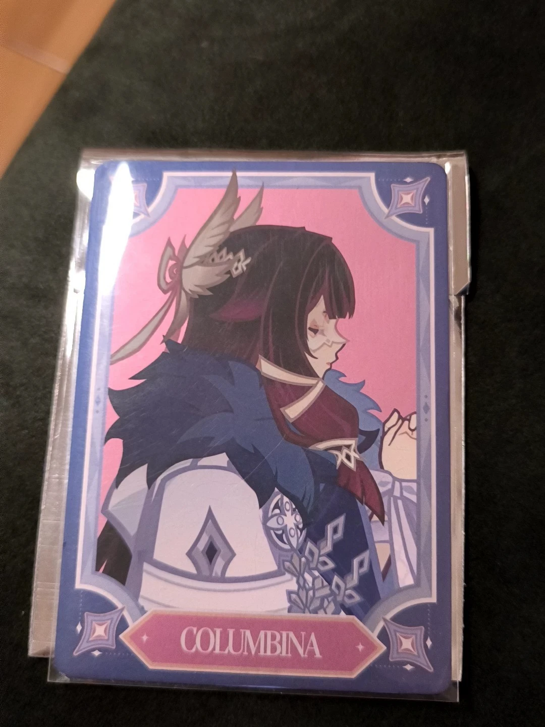 

In Stock Genshin Impact Frost Trace Flame Fatui Columbina Photo Card