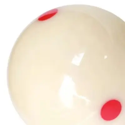 2pcs Billiards Cue Ball Training Set Resin Material with Six Dot Design to Help Players Master Aiming and Precision in Pool