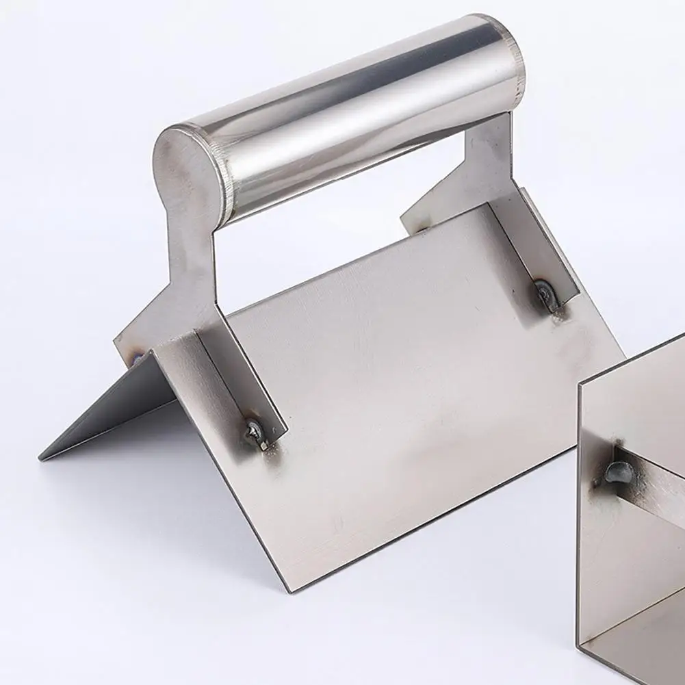 Corner Trowel Stainless Steel With Grip Handle Professional Plaster Accessory Wall Repair Tool For Mudding Drywall Scraping