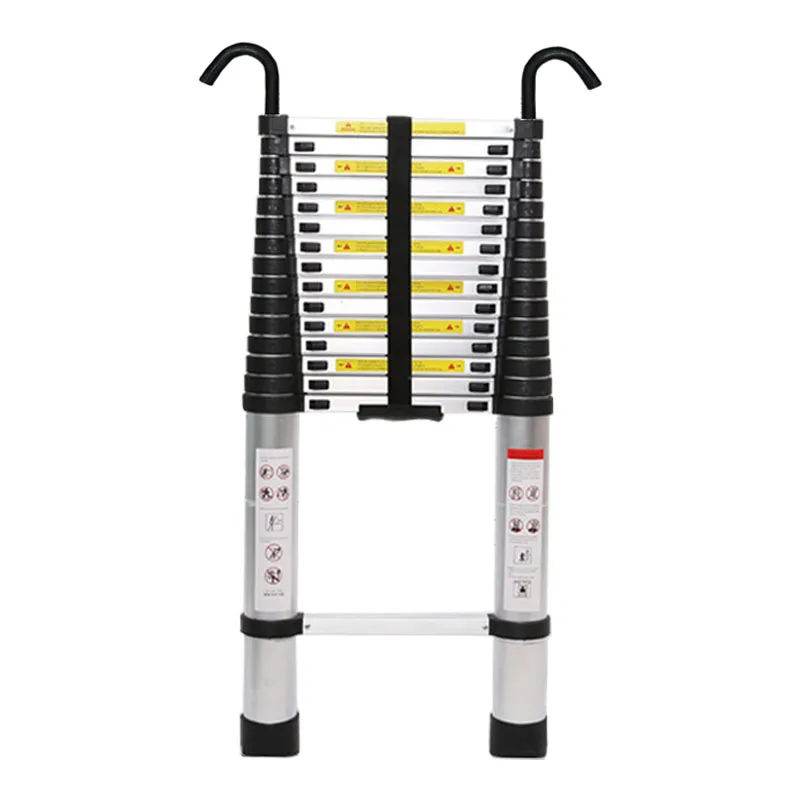 Portable Straight Ladder Household Folding Telescopic Ladders Aluminum Telescopic Ladder Climbing