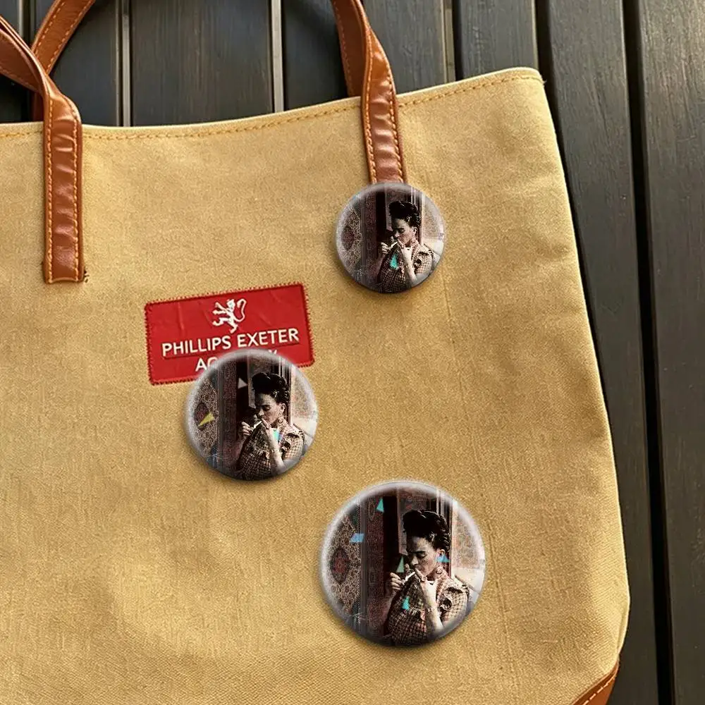 Art F-Frida K-Kahlo  32/44/58mm Handmade Pins Round Brooch Badge Backpacks Clothes Jewelry Gifts