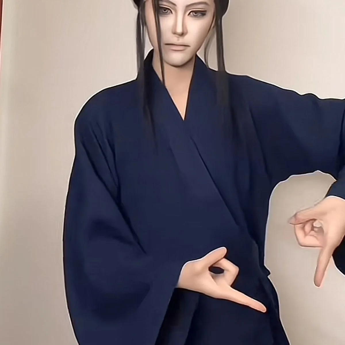 

Даосский халат Wudang King The Outcast из молочного шелка для мужчин и женщин в китайском стиле, буддийский короткий халат с широкими рукавами, костюм для косплея