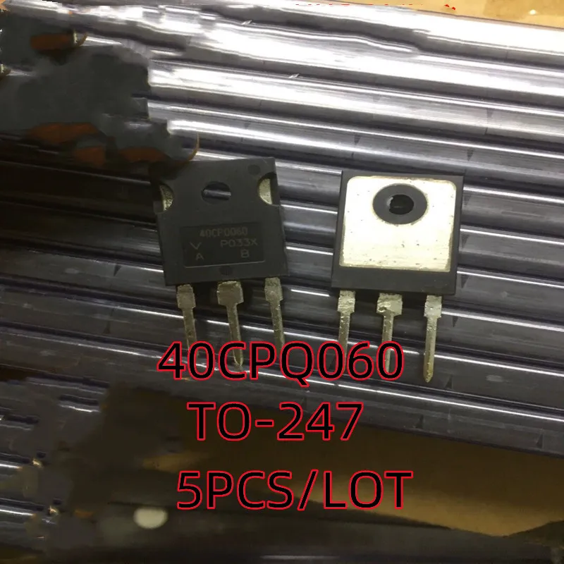 

5 шт./партия 40CPQ060PBF 40CPQ060 TO-247 40A 60 в диод Шоттки, новая модель