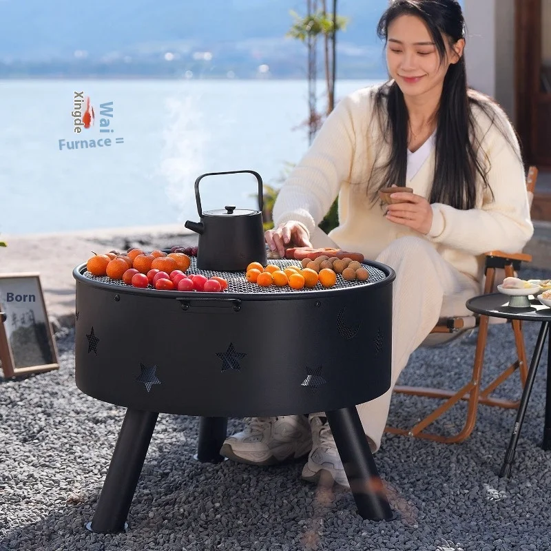 

Гриль-гриль, чай, барбекю, набор печей, бытовой домашний гриль, зимний сад