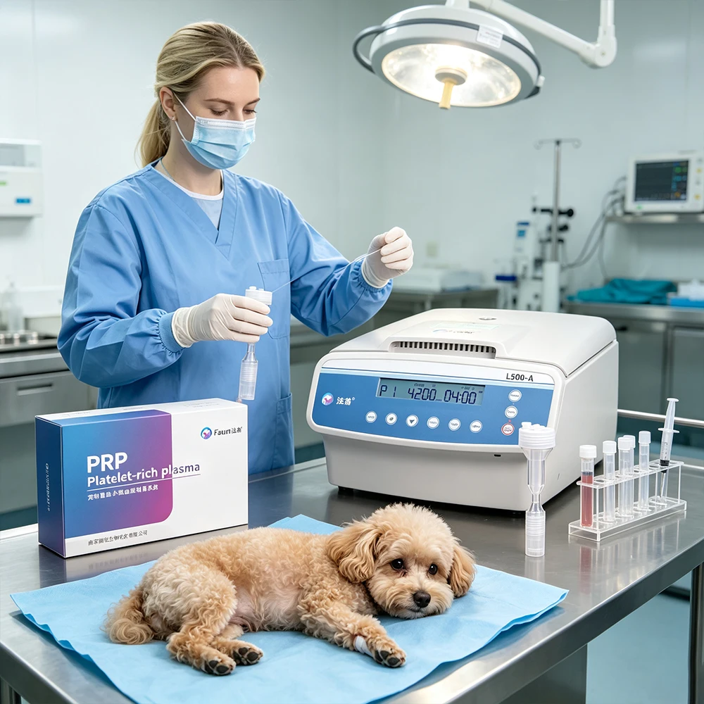 RunYou Veterinary PRP Centrifuge System with Activator for Oral Surgery Bulk Supply.