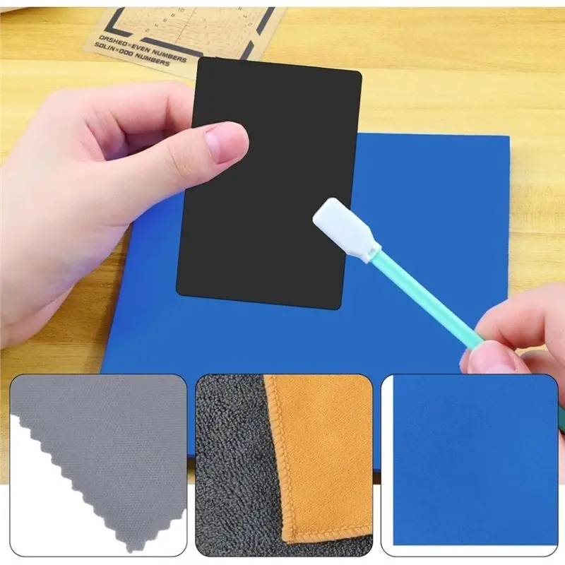 [NEW!A25P】 290 Pcs Card Cleaning Kit & Restoration Kit, Centering Tool & Storage Case, Multipurpose Collectible Care Supplies DI